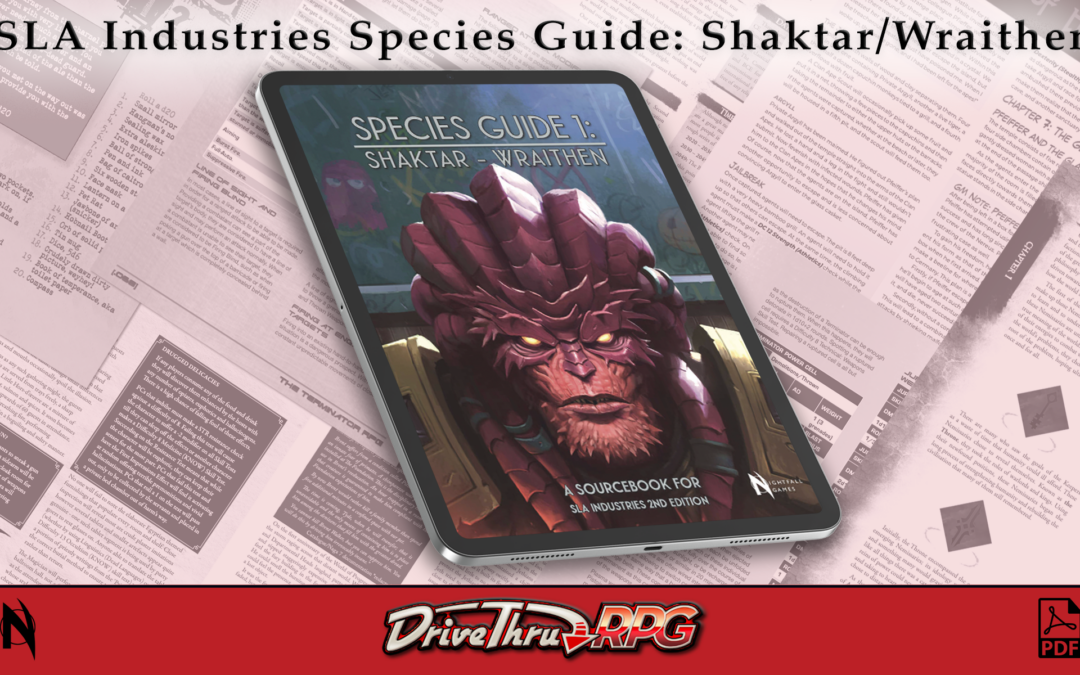 SLA Industries Species Guide: Shaktar/Wraithen on PDF